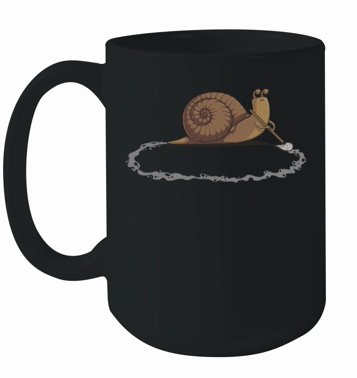 Clever Snail Ceramic Mug