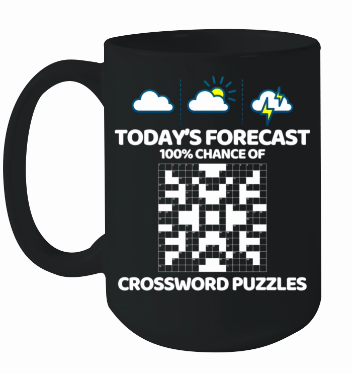 Funny Crossword Puzzle Crossword Puzzle Lover Gift Ceramic Mug