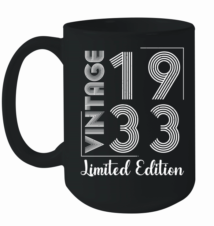 Vintage 1933 Limited Edition Birthday Ceramic Mug
