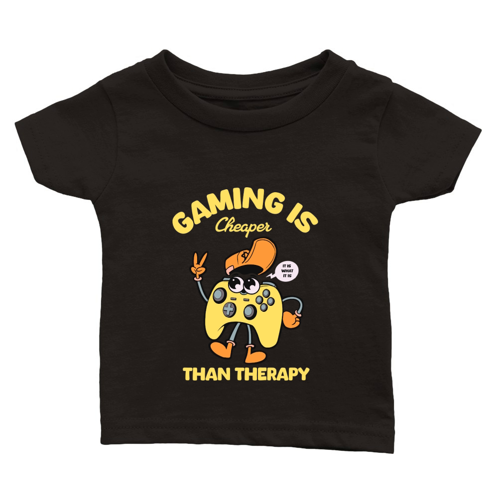 Gaming is Cheaper Classic Baby Crewneck T-shirt