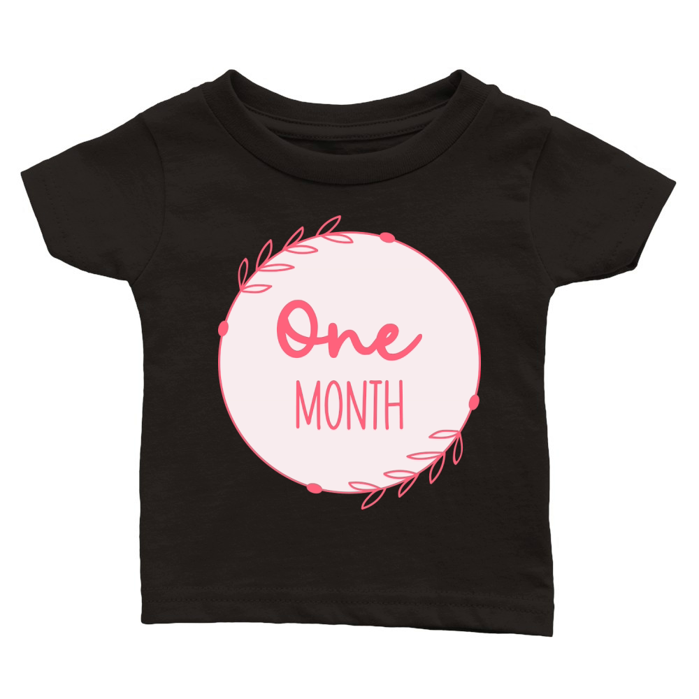 One Months 02 Classic Baby Crewneck T-shirt
