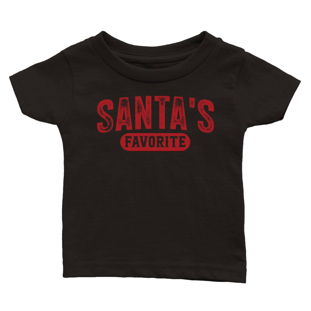 Santas Favorite Cute Santa Classic Baby Crewneck T-shirt