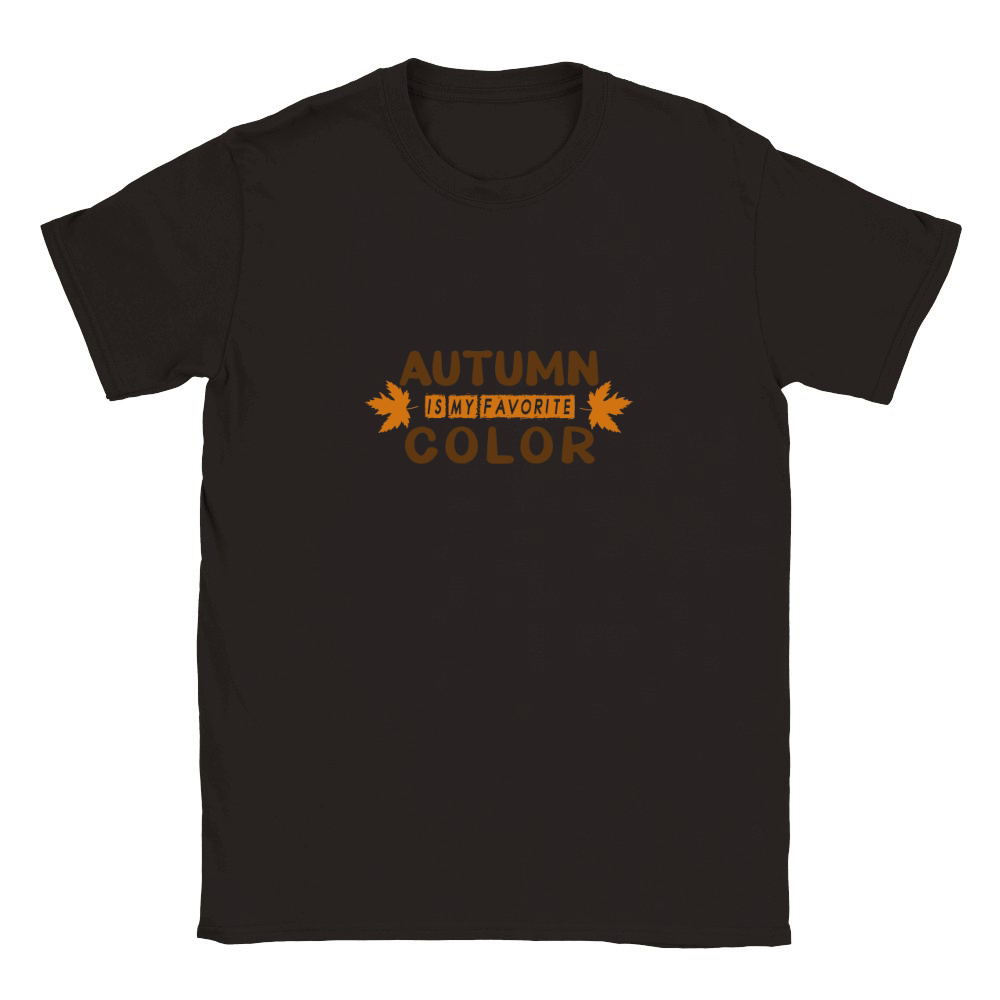 Autumn Is My Favorite Color Classic Kids Crewneck T-shirt