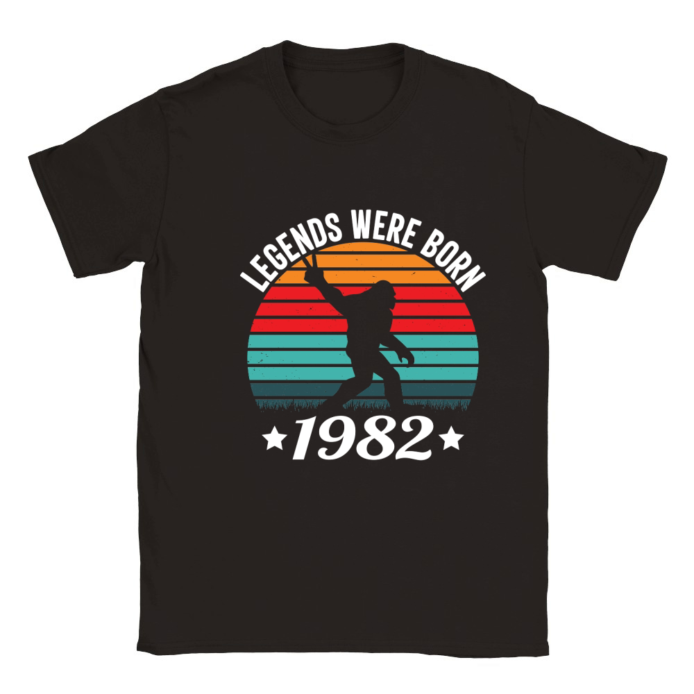 Birthday   Legends were born 1982 Classic Kids Crewneck T-shirt