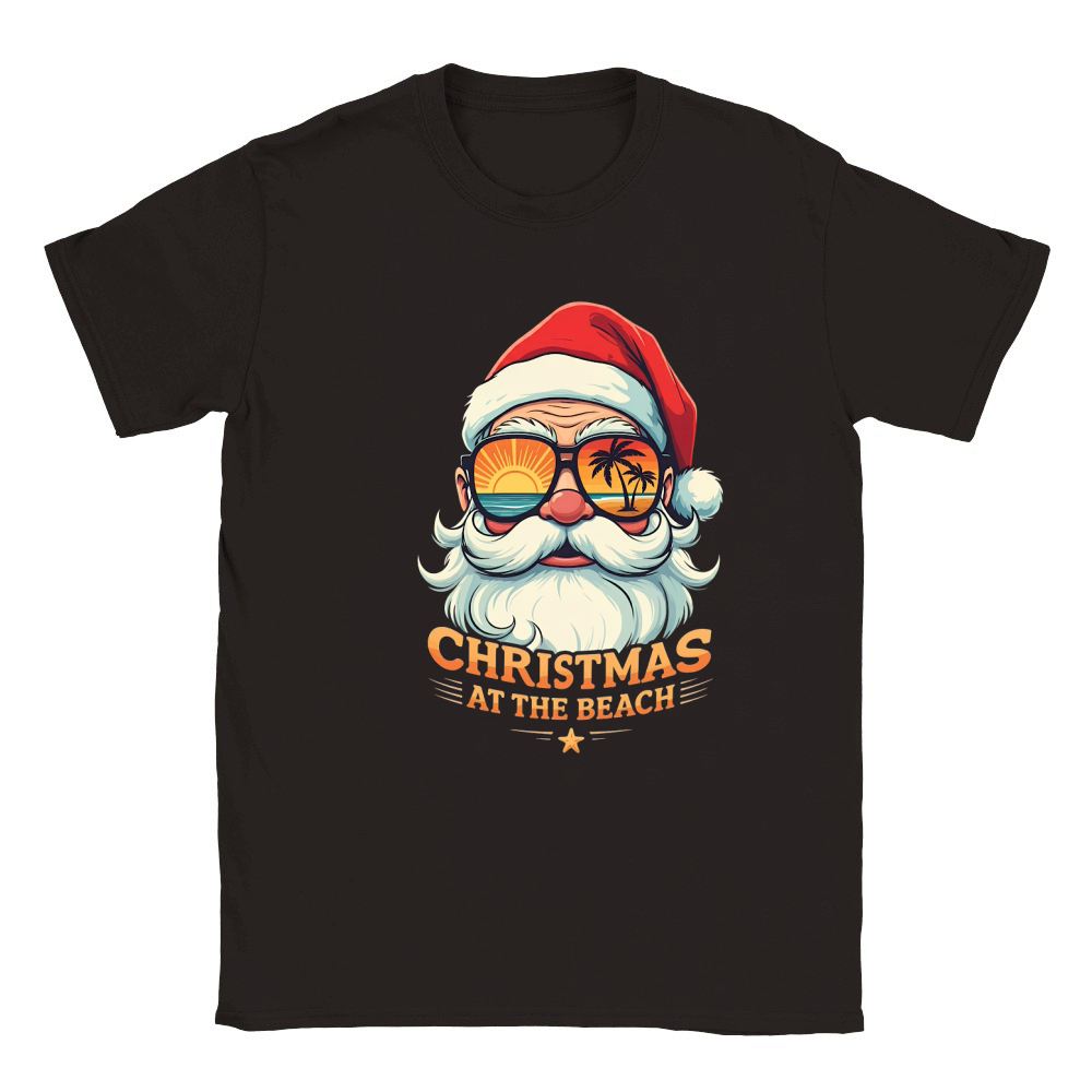 Christmas at the Beach Classic Kids Crewneck T-shirt