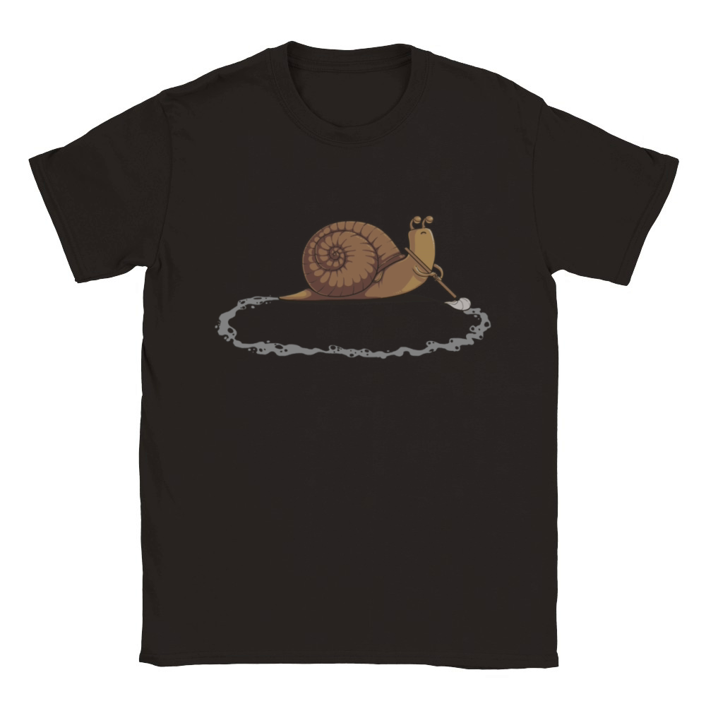 Clever Snail Classic Kids Crewneck T-shirt