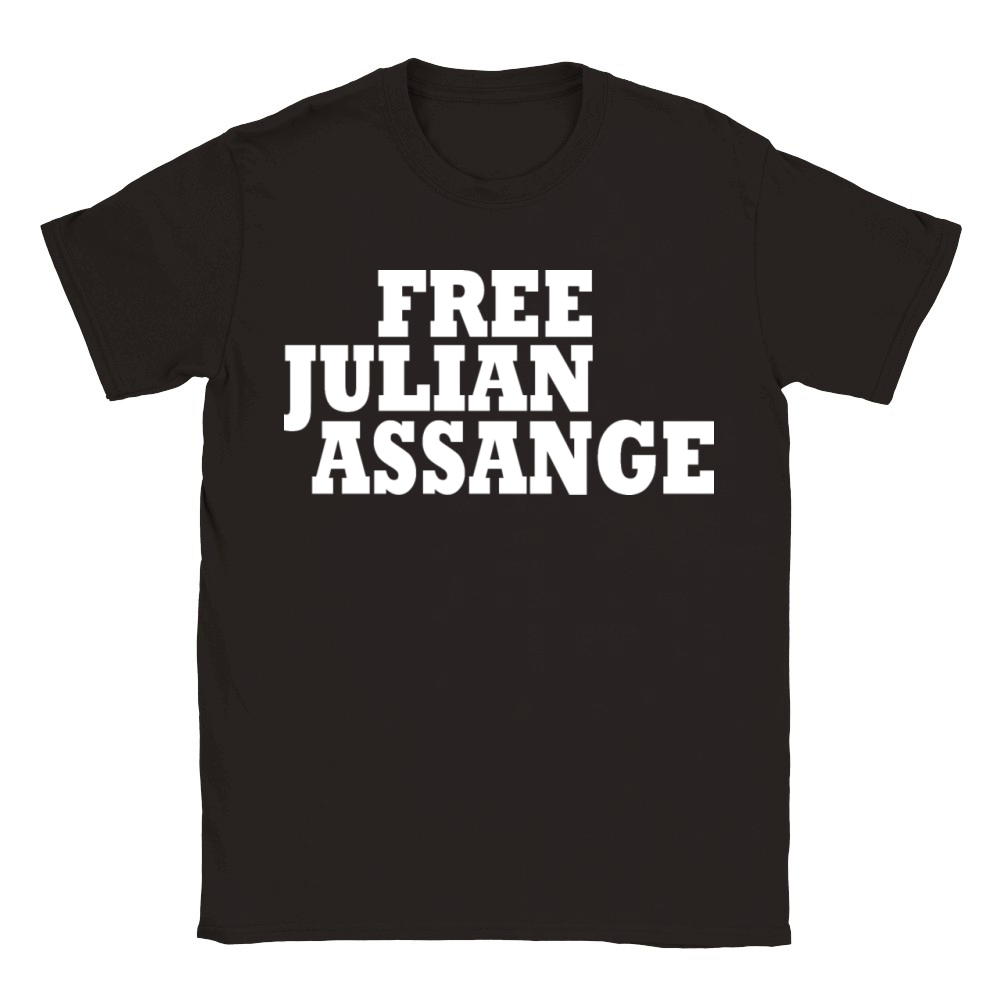 FREE JULIAN ASSANGE Classic Kids Crewneck T-shirt