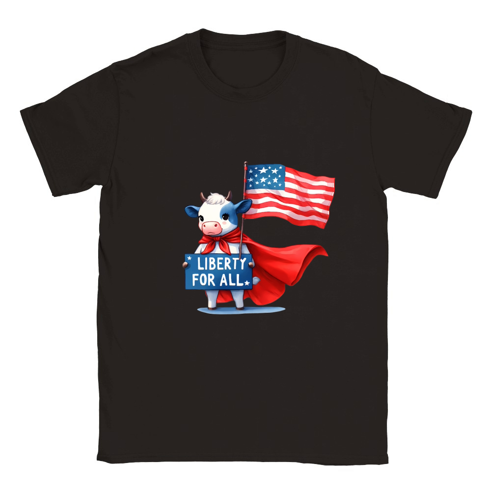 Liberty for all liberty for all 02 Classic Kids Crewneck T-shirt