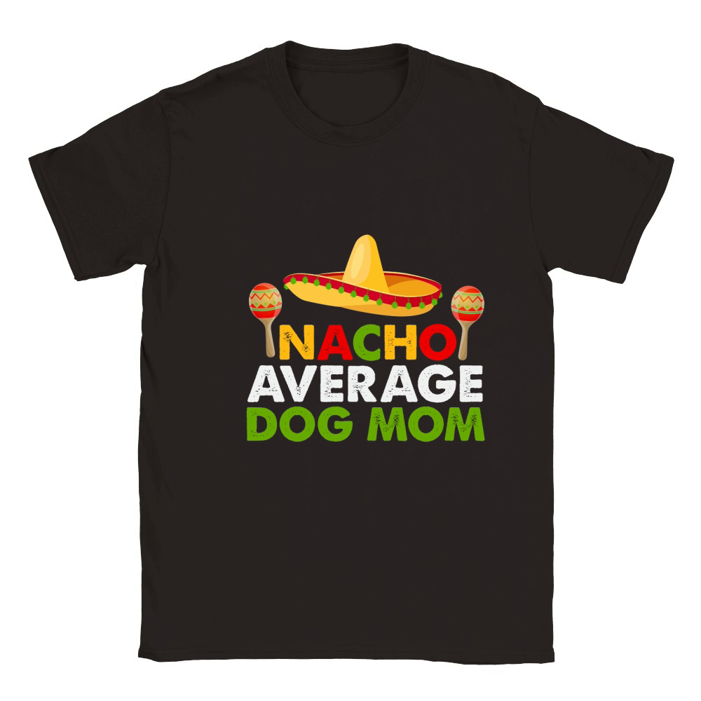 Nacho average dog mom Classic Kids Crewneck T-shirt