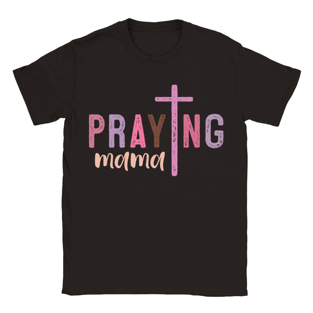 Praying mama Classic Kids Crewneck T-shirt
