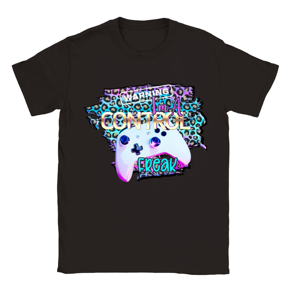 Warning Im a control Freak Classic Kids Crewneck T-shirt