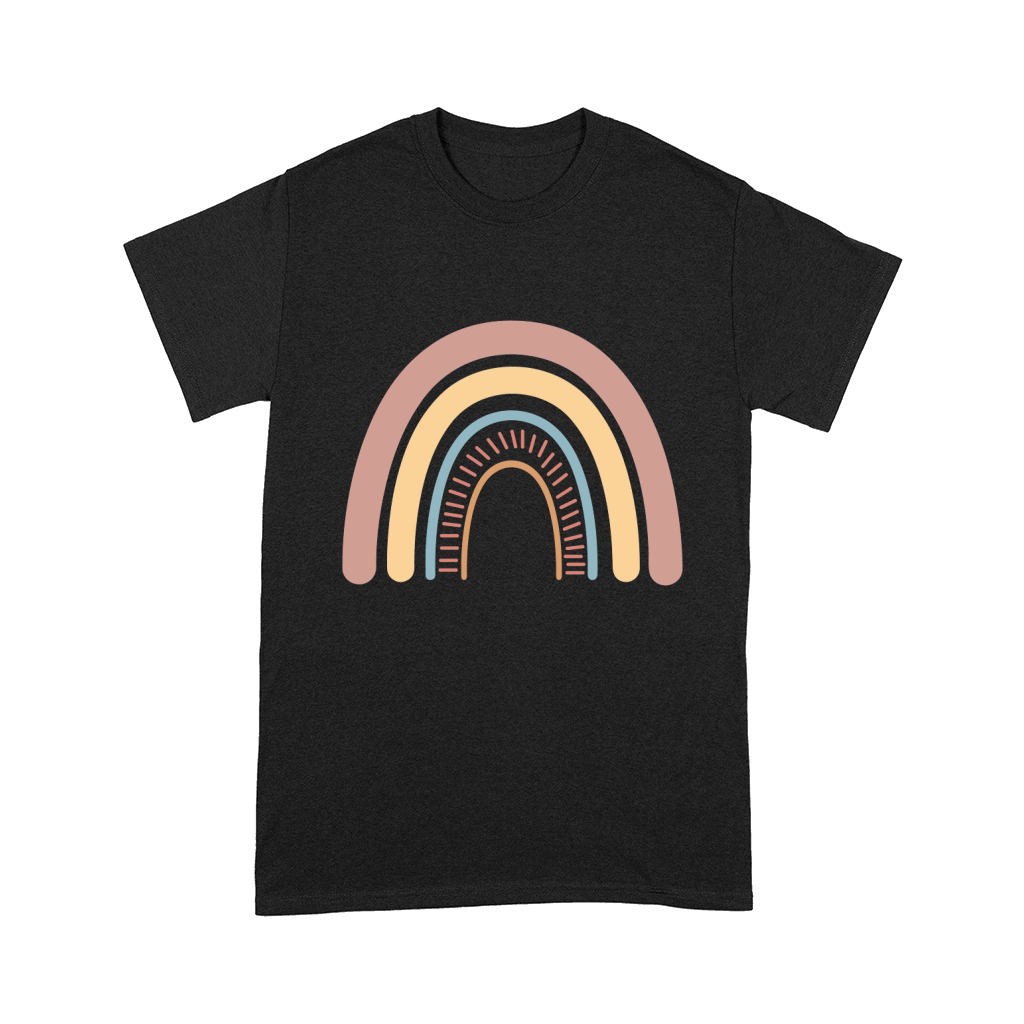 Colorful Boho Rainbow Decorative Element Comfort T-shirt