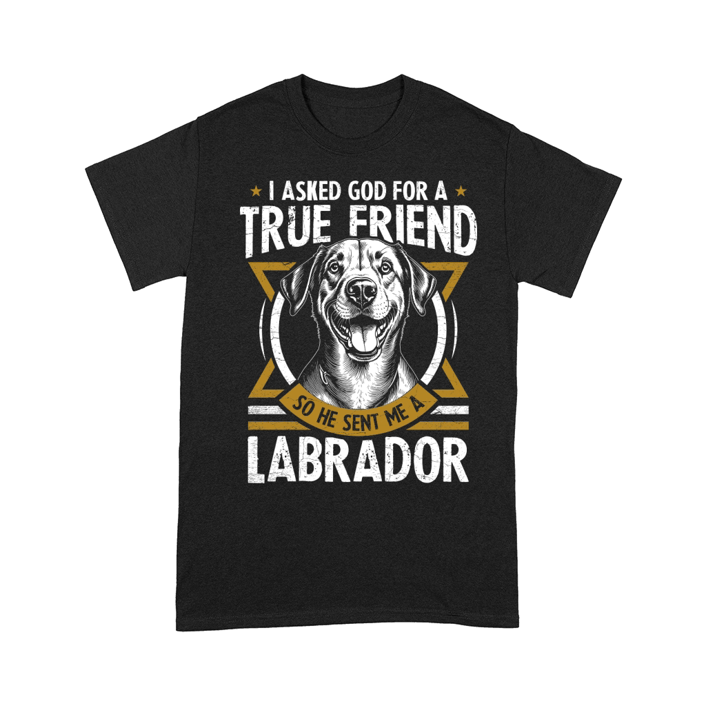 i asked god for a true friend so he sent me a labrador Comfort T-shirt