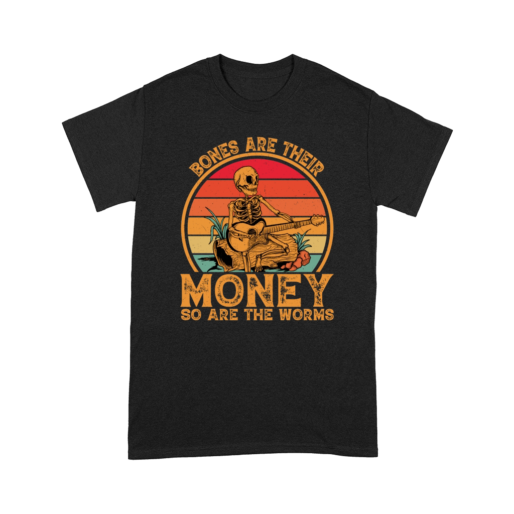 Retro Vinatge bones are their money so are the worms Comfort T-shirt
