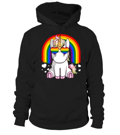 Gay Pride Unicorn - LGBTQ Support Hoodie Unisex