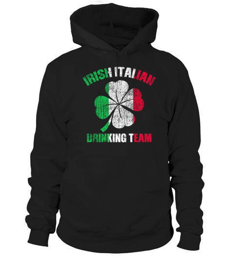 Vintage Irish Italian Drinking St Patrick s Day Te Hoodie Unisex