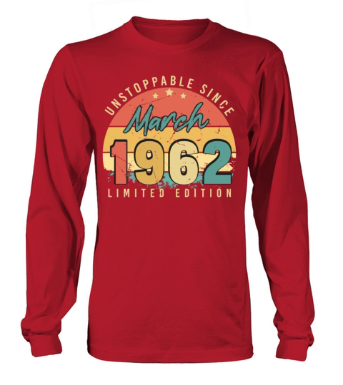 1962 March Vintage Limited Long sleeved Unisex