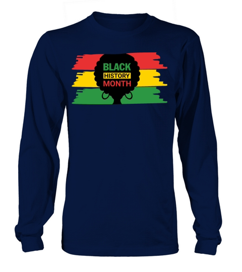Black history month Afro Black lives matter design Long sleeved Unisex