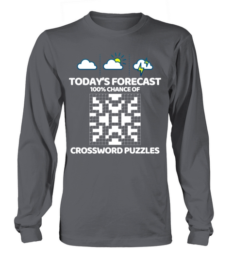 Funny Crossword Puzzle Crossword Puzzle Lover Gift Long sleeved Unisex