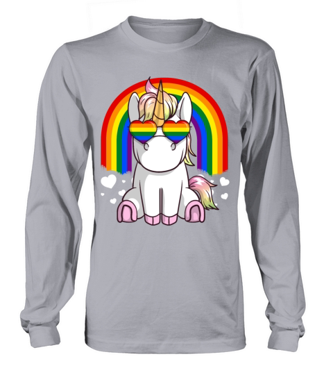 Gay Pride Unicorn - LGBTQ Support Long sleeved Unisex