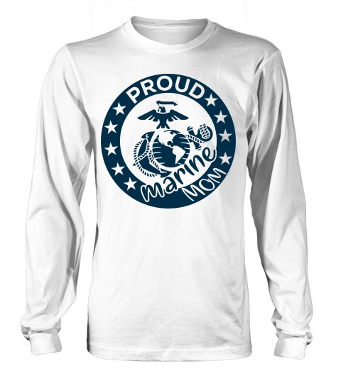 Marine Mom 05 Long sleeved Unisex