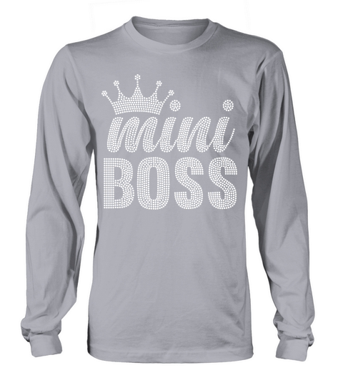 Mini Boss Rhinestone Templates Long sleeved Unisex