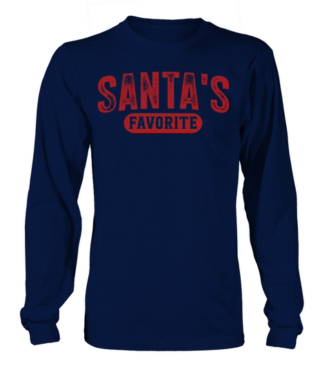 Santas Favorite Cute Santa Long sleeved Unisex