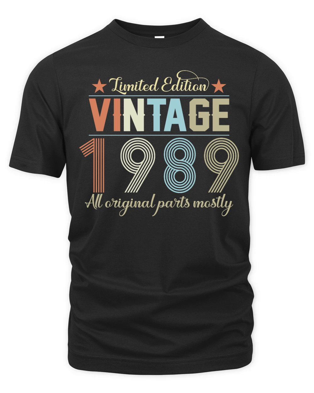 Birthday   Limited Edition Vintage 1989 Organic Unisex T-shirt