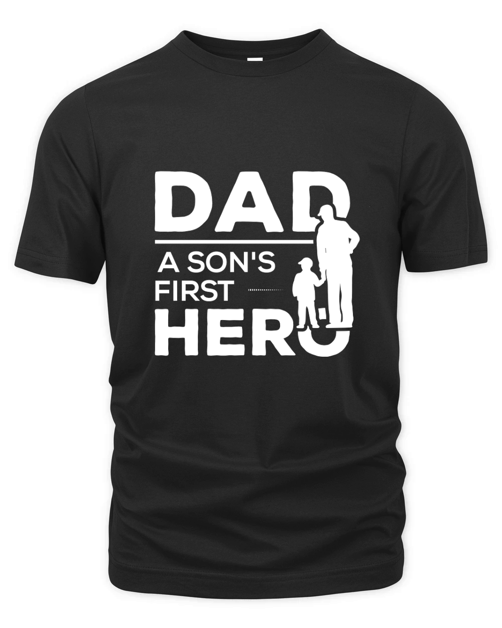 Dad a sons first hero 7 03 Organic Unisex T-shirt