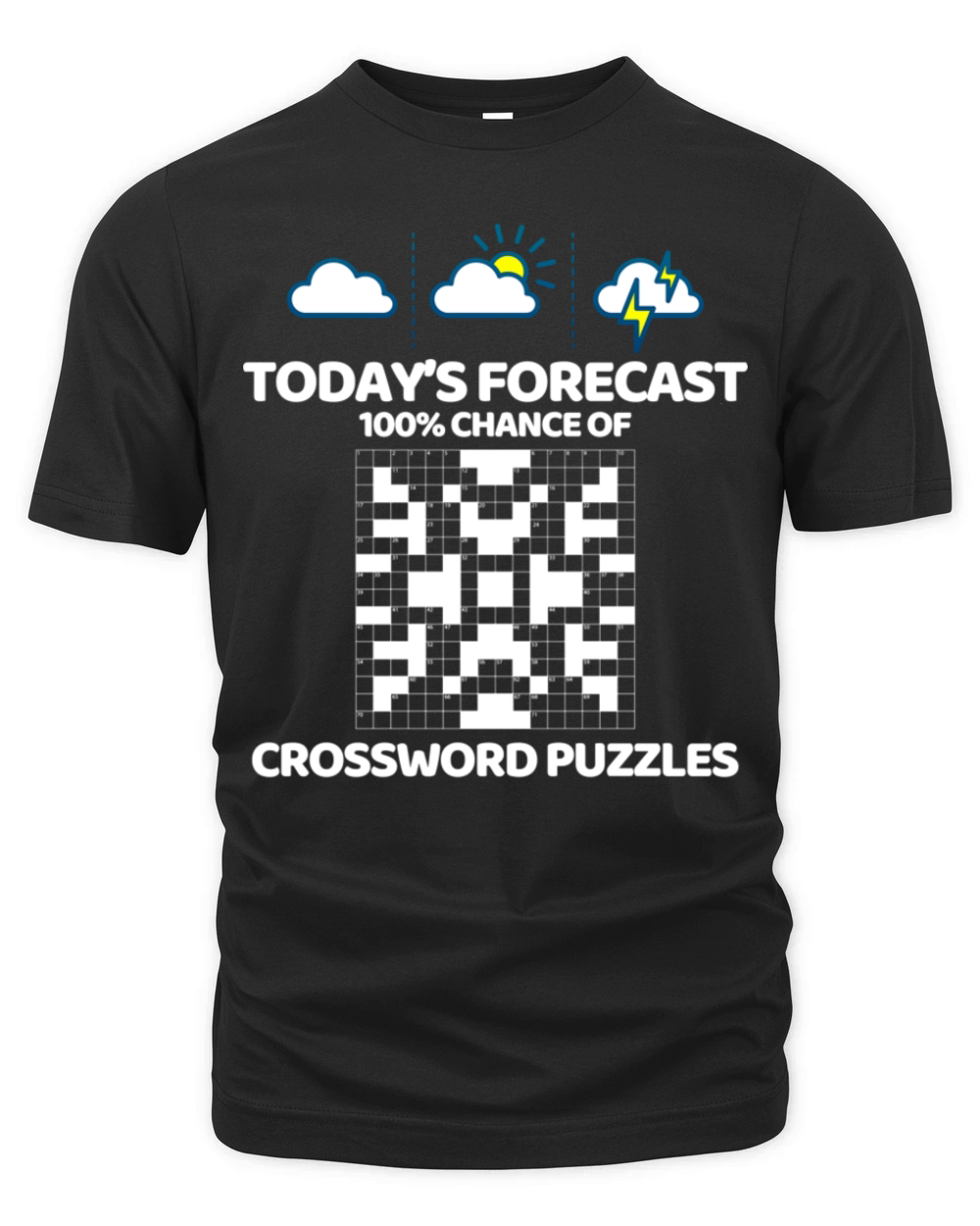 Funny Crossword Puzzle Crossword Puzzle Lover Gift Organic Unisex T-shirt