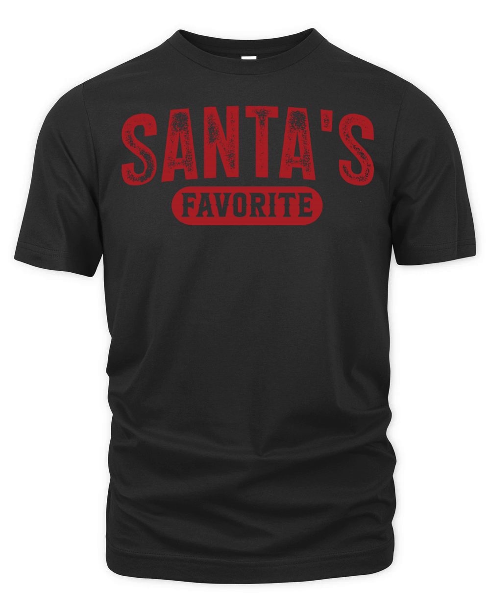 Santas Favorite Cute Santa Organic Unisex T-shirt