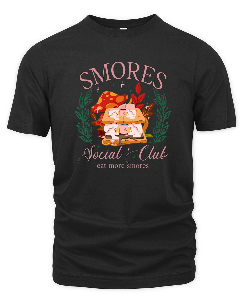 Smores Camping Social Club Camping Organic Unisex T-shirt