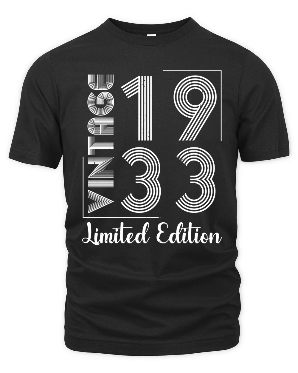 Vintage 1933 Limited Edition Birthday Organic Unisex T-shirt