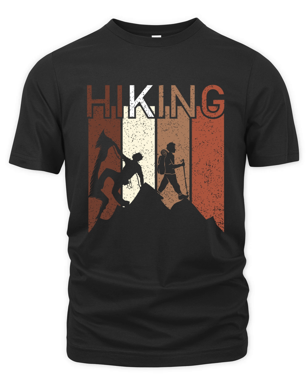 Vintage Hiking Organic Unisex T-shirt