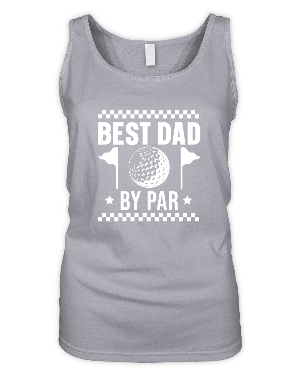 Best dad by par 03 Organic Women's Tank Top