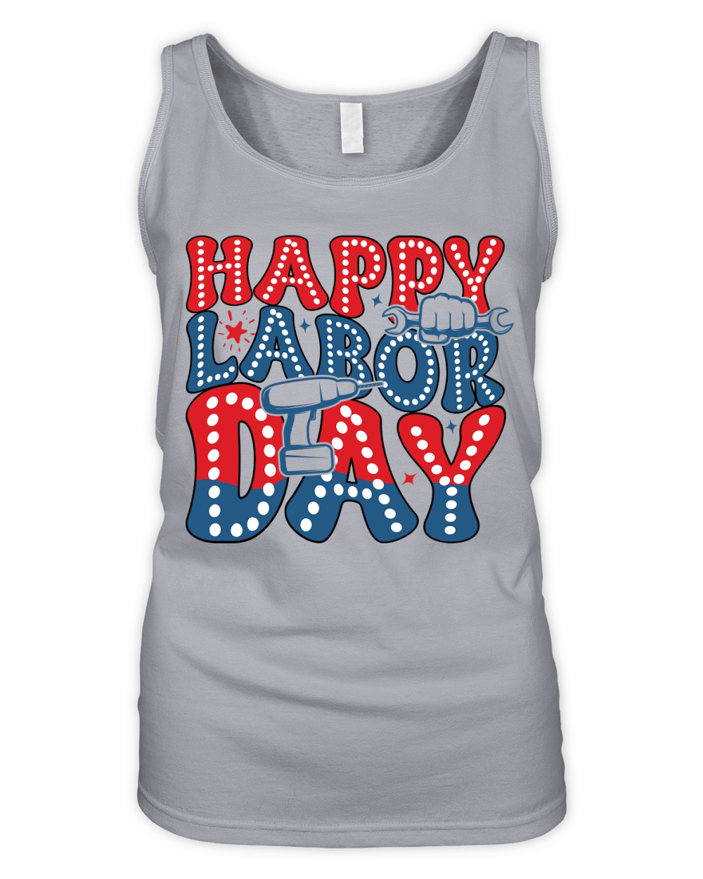 Happy labor day 02 Organic Women's Tank Top