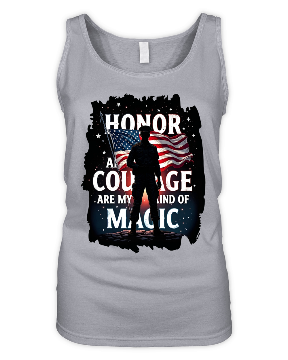 Honor and courage are my kind of magic 02 Organic Women's Tank Top
