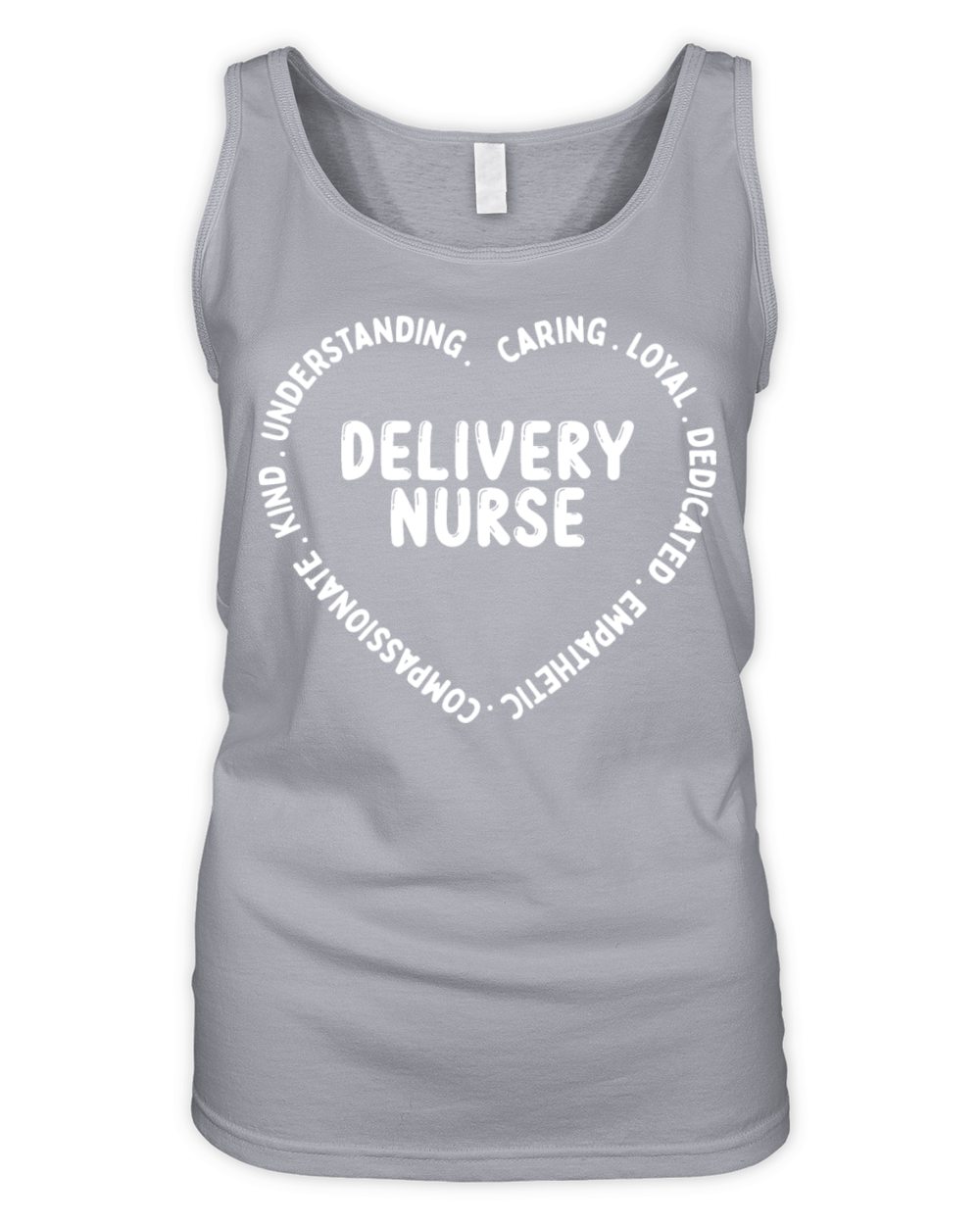 Labor Nurse Badge Reel Delivery Nursing Accessoire Organic Women's Tank Top