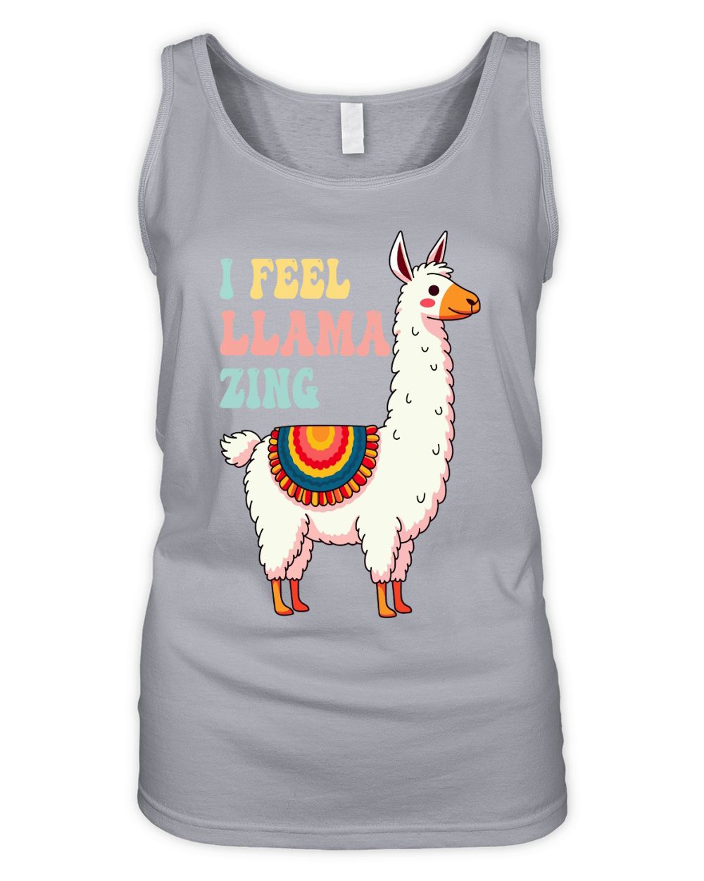 LLama (3) Organic Women's Tank Top