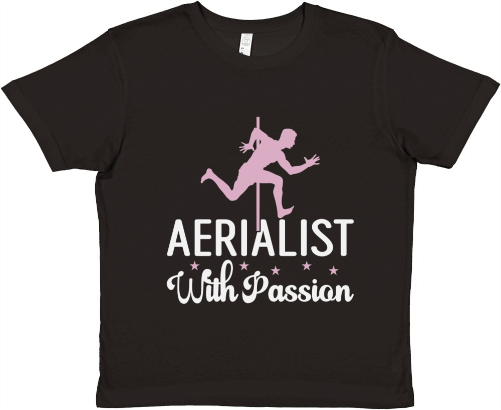 Aerialist With Passion Premium Kids Crewneck T-shirt