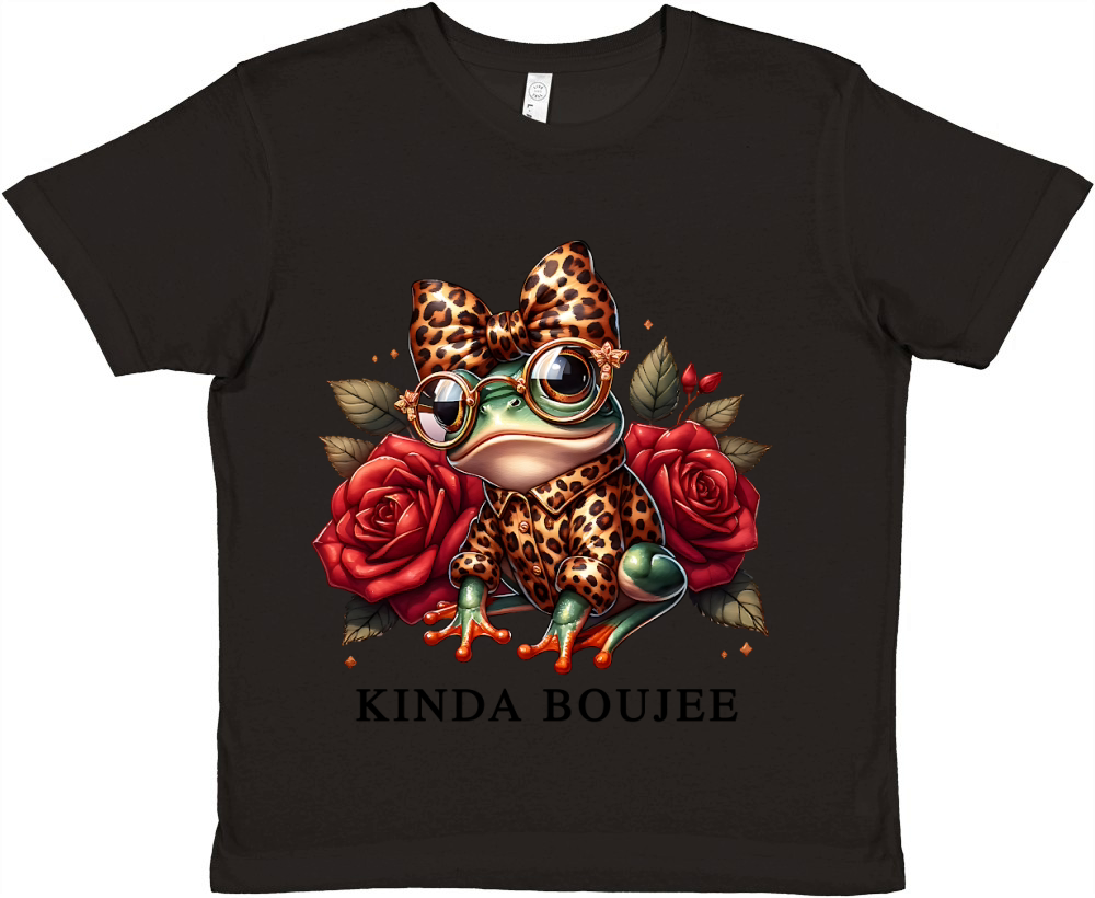 boujee frog3 Premium Kids Crewneck T-shirt