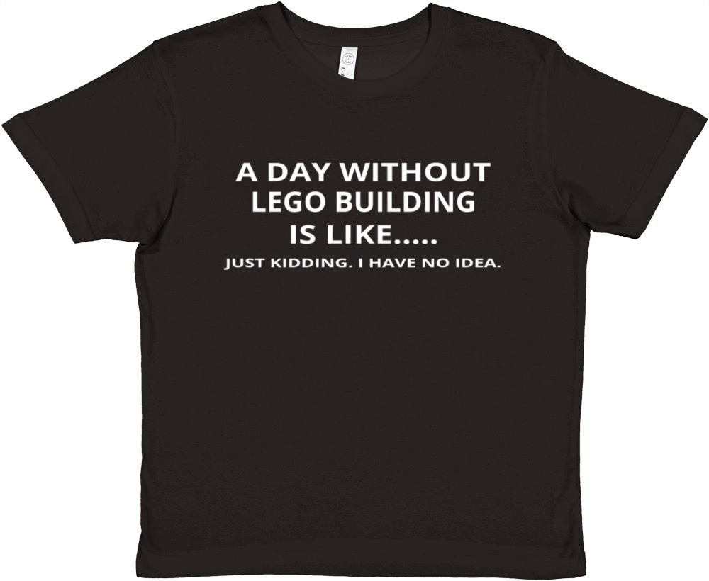 day without gift geschenk love lego building Premium Kids Crewneck T-shirt