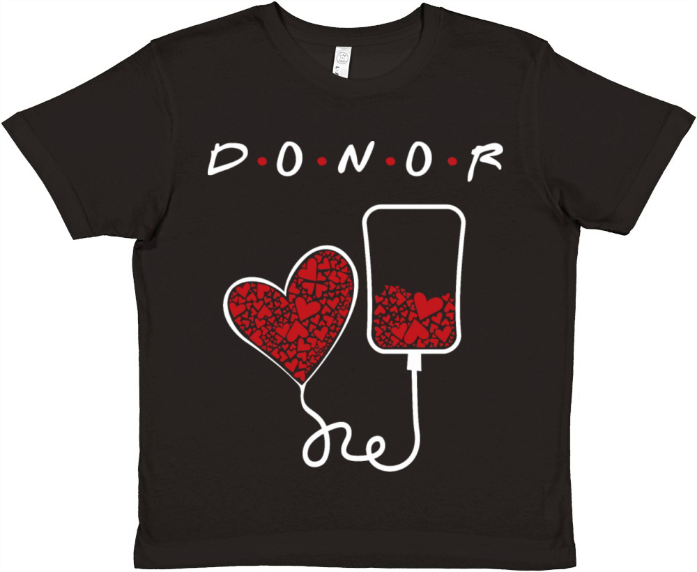 Donor - Blood Donation - World Blood Donor Month Premium Kids Crewneck T-shirt