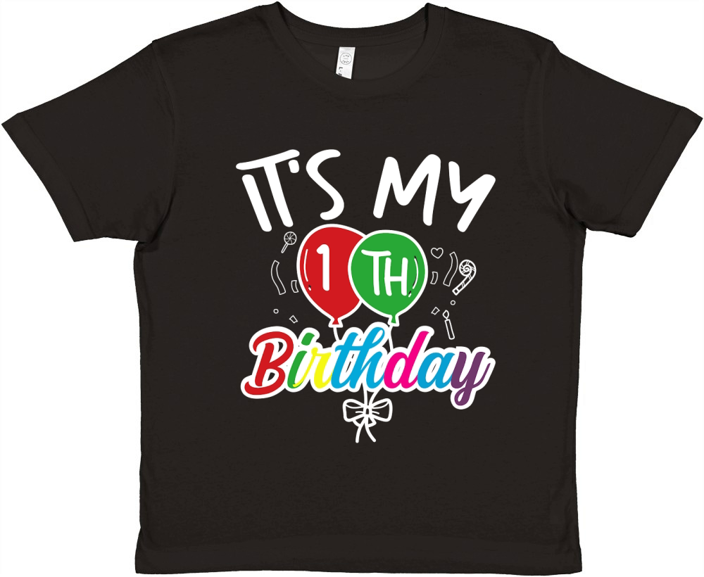 its my 1th birthday Premium Kids Crewneck T-shirt