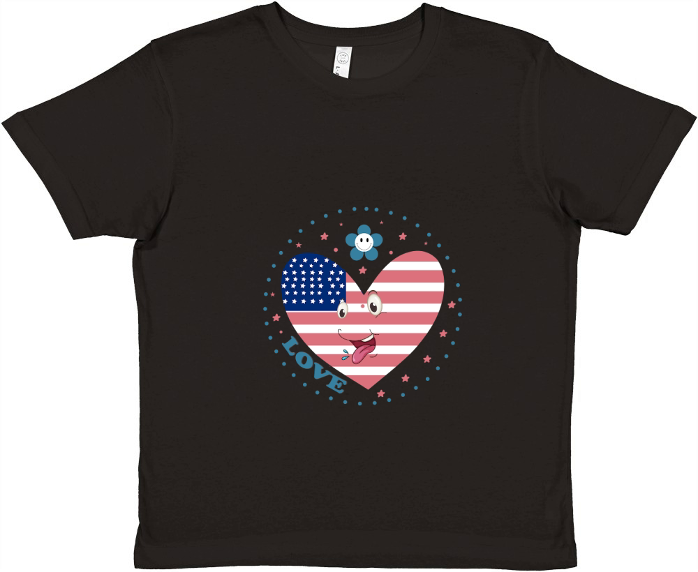 Love 2 Premium Kids Crewneck T-shirt