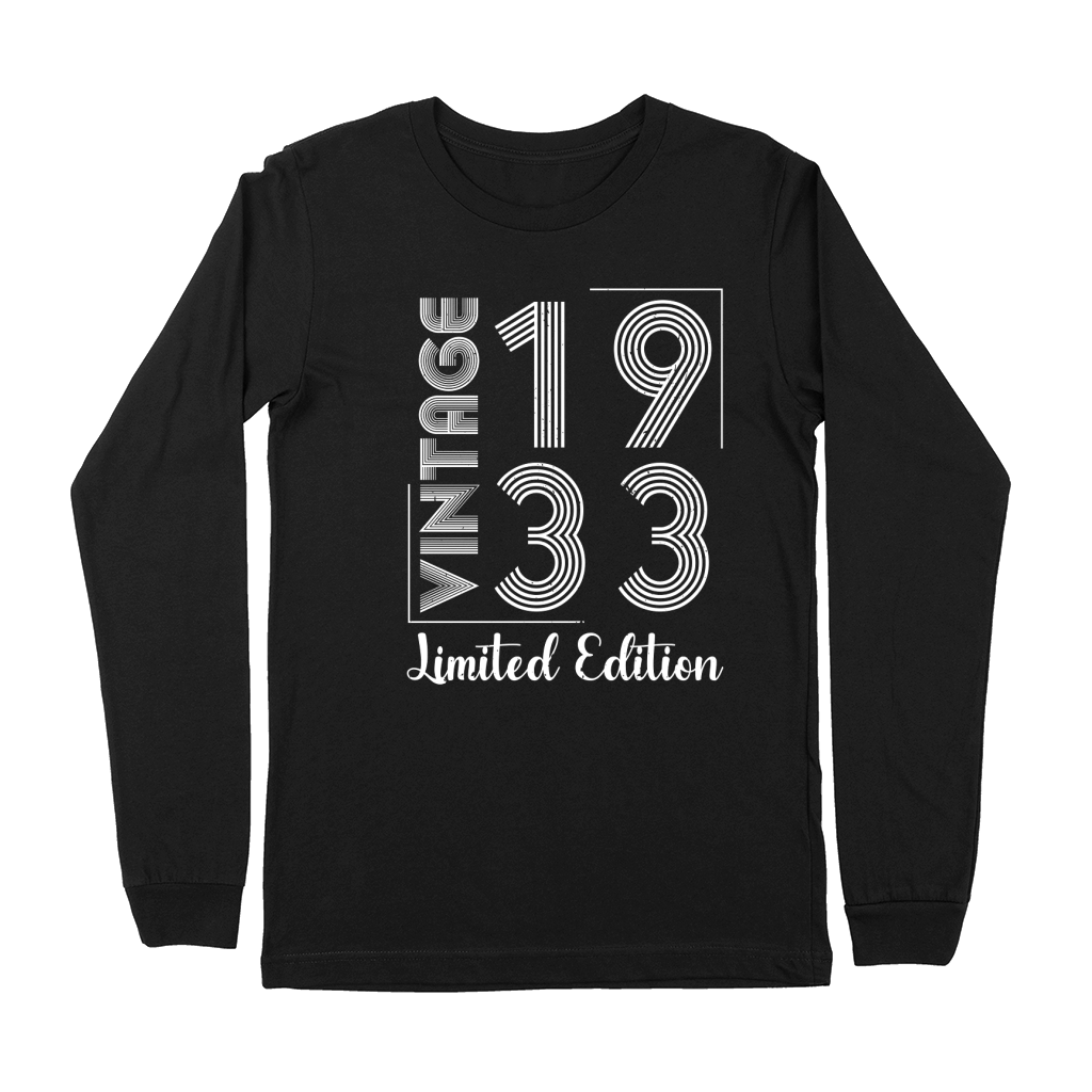 Vintage 1933 Limited Edition Birthday Premium Long Sleeve