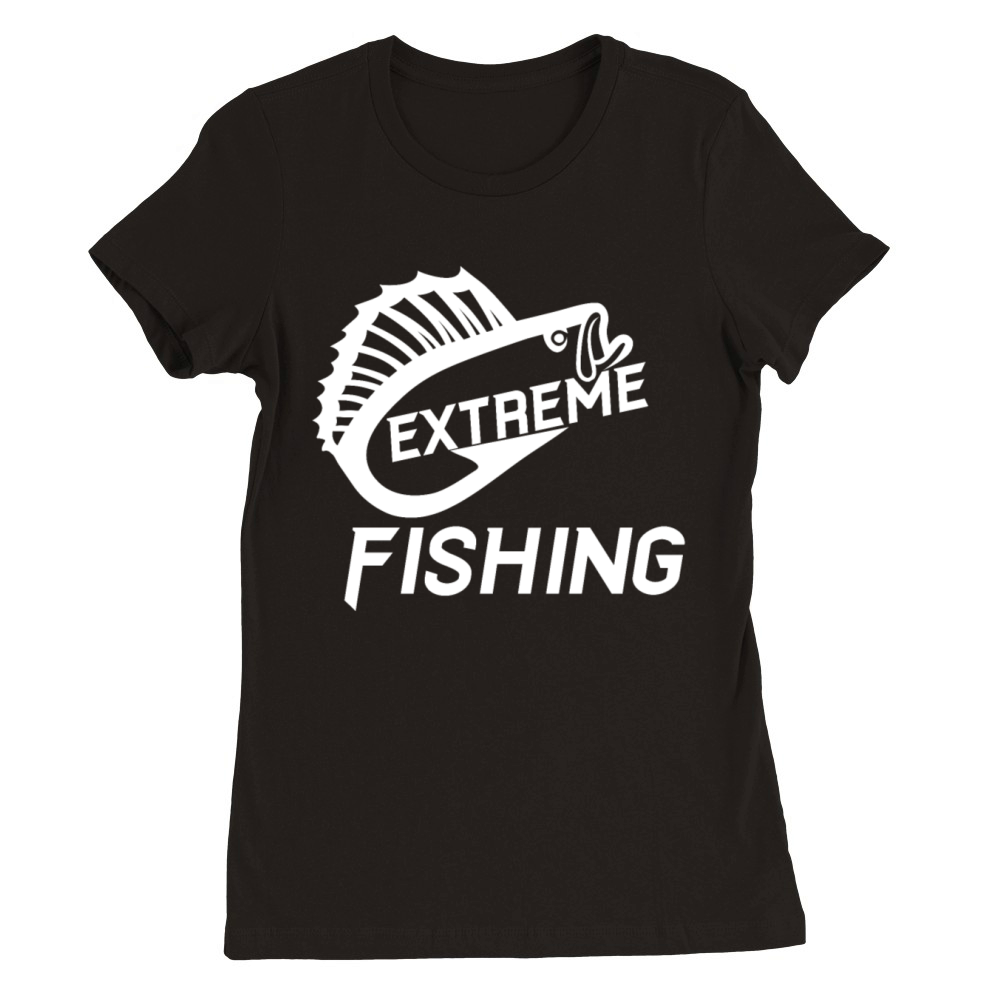 Fisherman Shirt -Extreme Fishing Mens Premium Womens Crewneck T-shirt