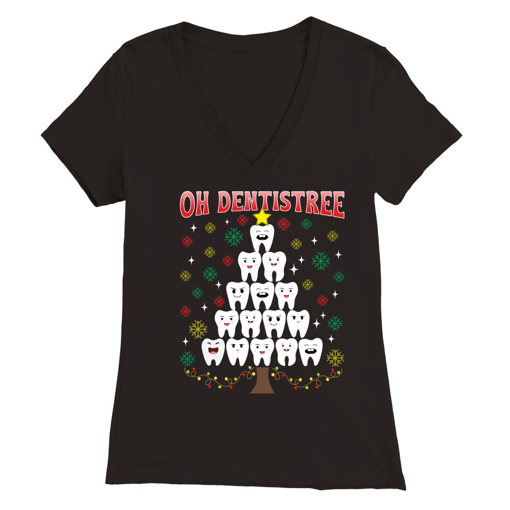 oh dentistree Premium Womens V-Neck T-shirt