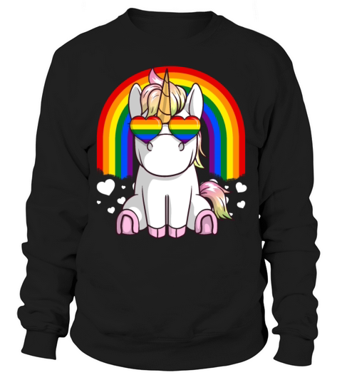 Gay Pride Unicorn - LGBTQ Support Sweatshirt Unisex