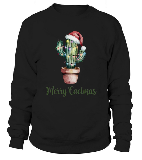 Merry Cactmas Vintage Christmas 02 Sweatshirt Unisex